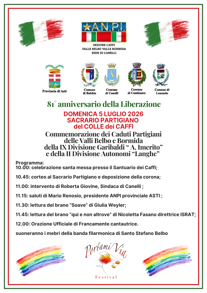 Al Colle dei Caffi la memoria parla alle nuove generazioni