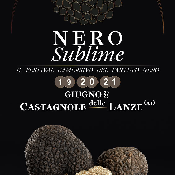 A CASTAGNOLE DELLE LANZE, "NERO SUBLIME" FESTIVAL INVASIVO DEL TARTUFO NERO